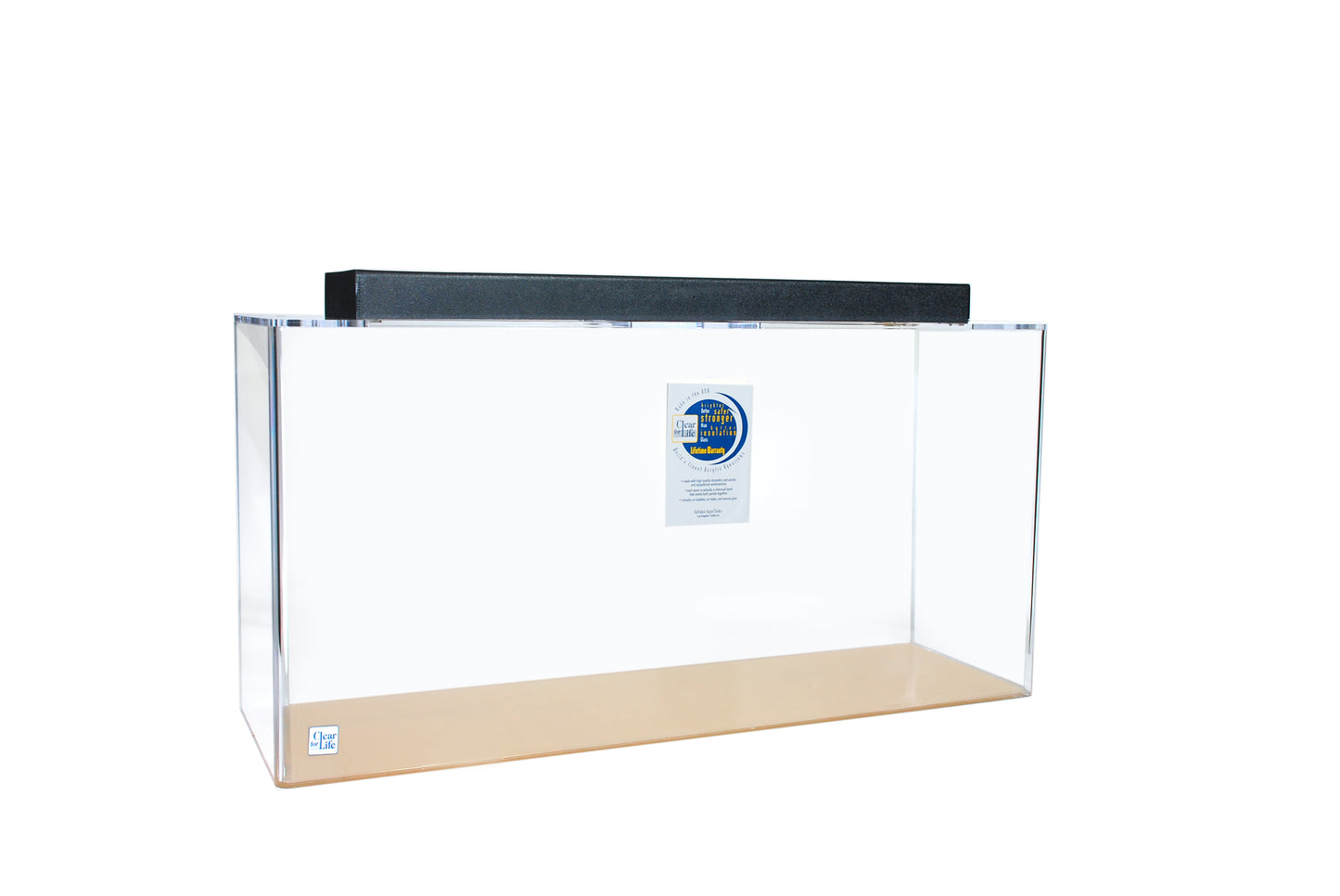 Clear for Life Rectangle 75 Gallon Acrylic Aquarium - Fresh or Saltwater