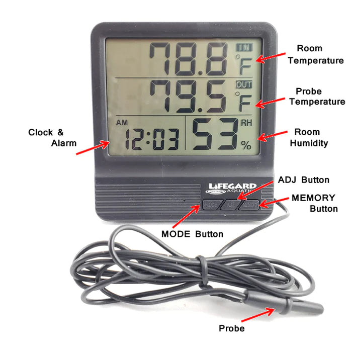 DIGITAL THERMOMETER/HYGROMETER