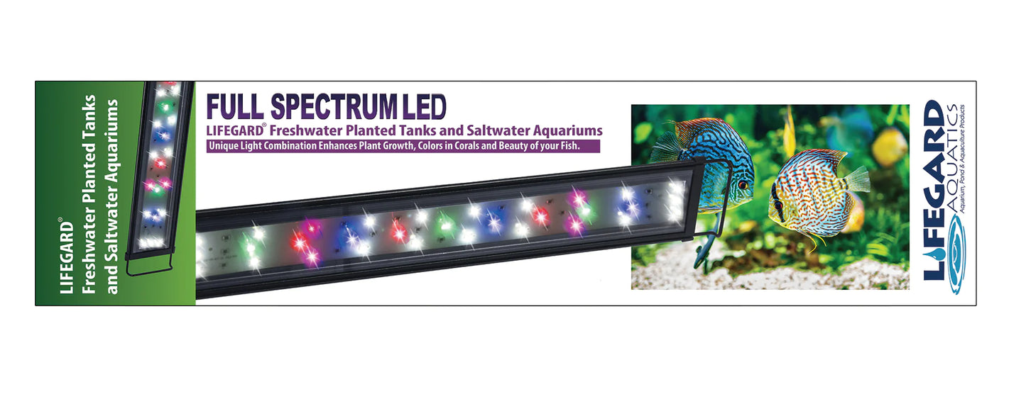 FULL SPECTRUM 48" LED Light Lumens: 1700 Lux: 2880 Watts: 35