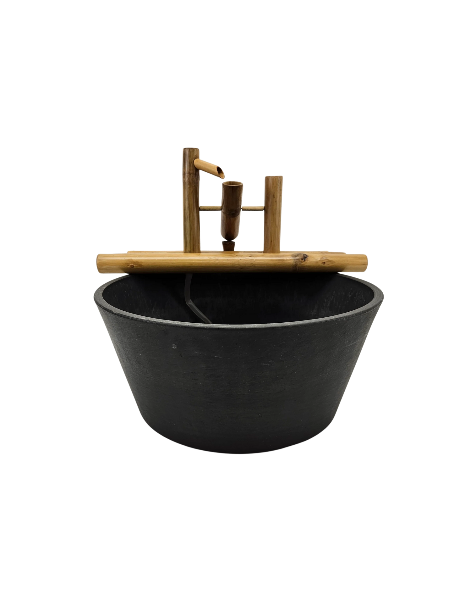 18" Bamboo Rocking Fountain and Quiet One 100 Pump