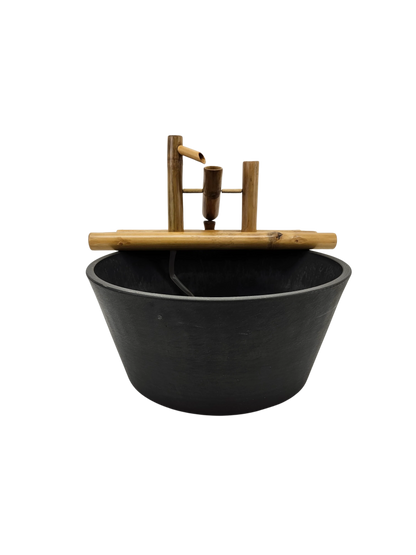 18" Bamboo Rocking Fountain and Quiet One 100 Pump