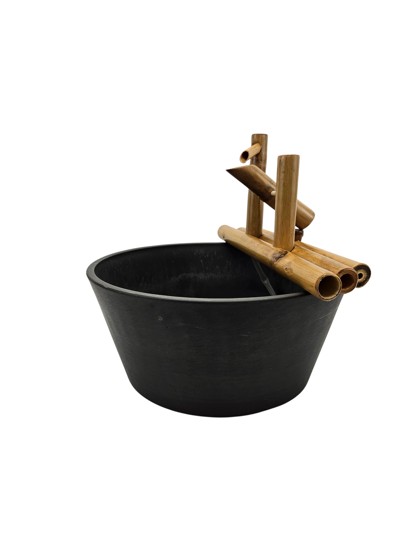 18" Bamboo Rocking Fountain and Quiet One 100 Pump