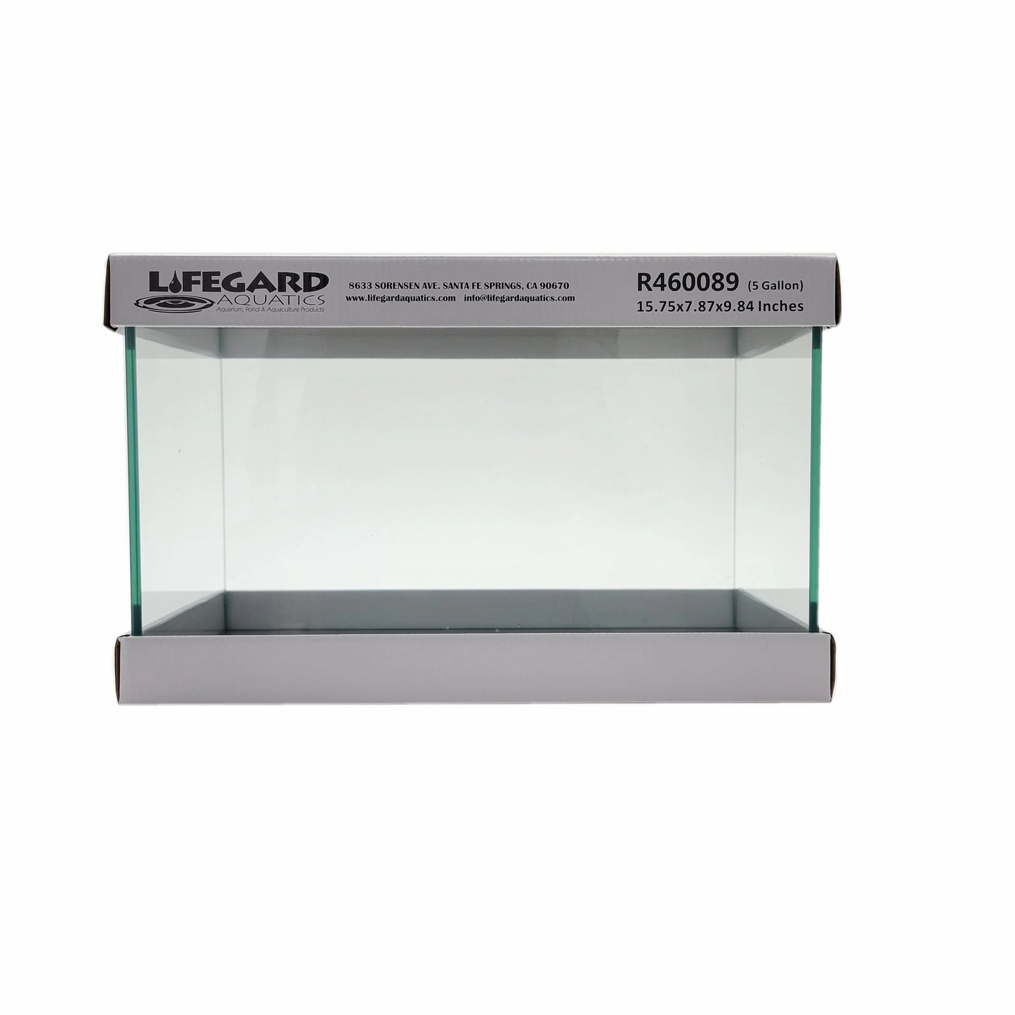 20 Gallon Rimless Clear Glass Aquarium 6mm Kit