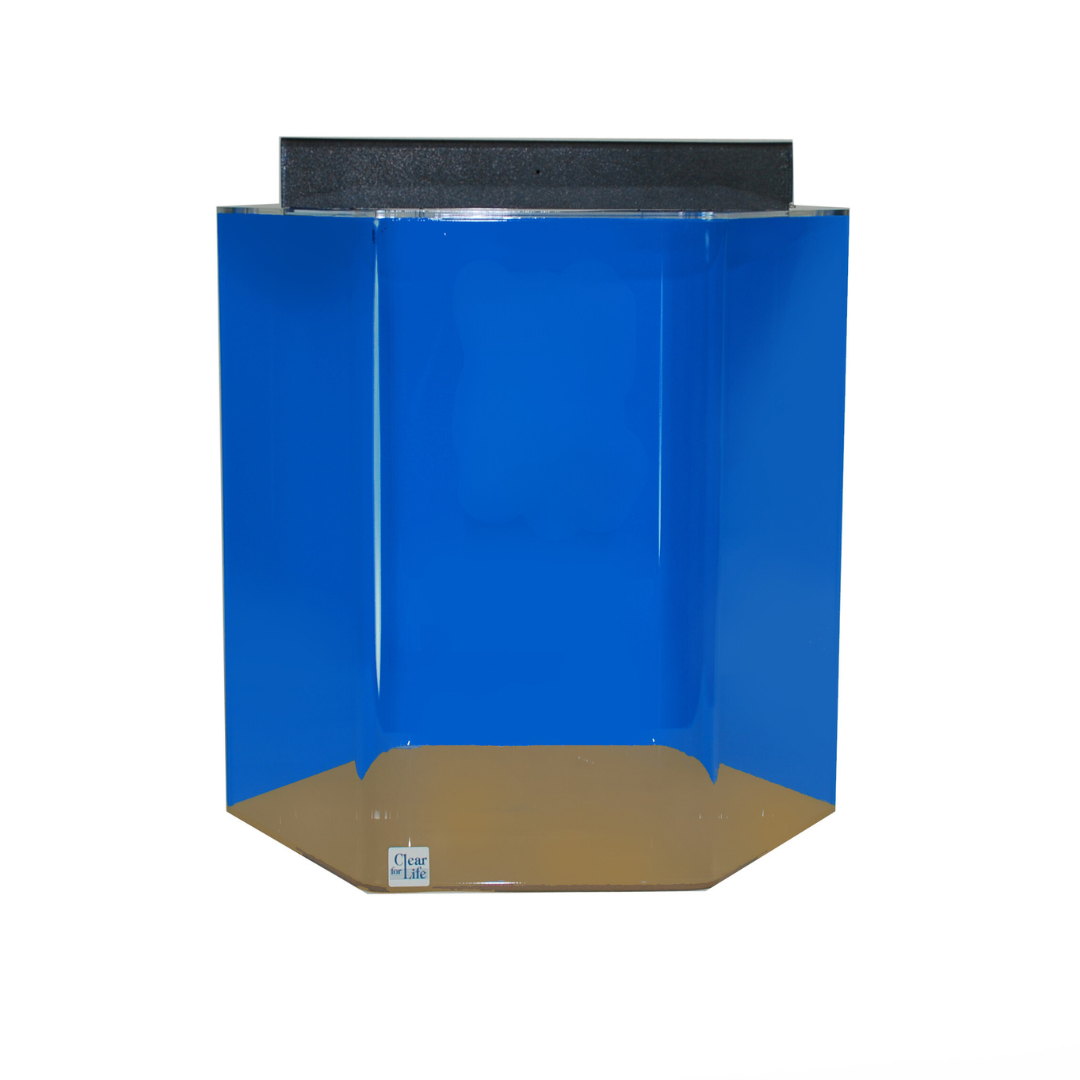 55 Gallon Hexagon UniQuarium 3-in-1 Fresh or Saltwater Acrylic Aquarium