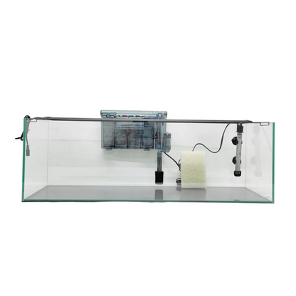 22 Gallon Ultra Low Iron Glass Bookshelf Aquarium Kit 6mm (35.82"x11.81"x11.81")